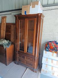 armadio fuciliera in noce