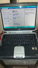 hp pavilion zv6000 per ricambi, si accende per 10"
