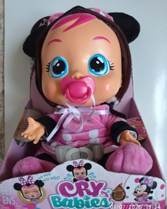 bambola Cry Babies Disney Minnie