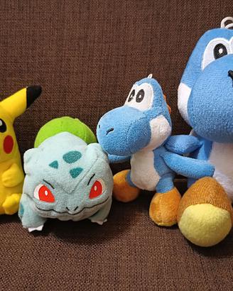 Peluche Pupazzo Pokémon & Super Mario Ufficiali