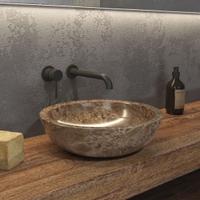 Lavabo In Pietra Elena SBP Grey Karag