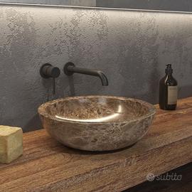 Lavabo In Pietra Elena SBP Grey Karag