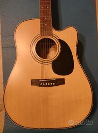 chitarra acustica amplificata CORT AD880 CE NS