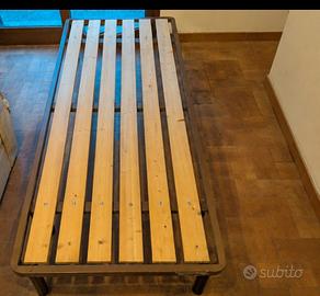 Rete a doghe singola in legno e alluminio