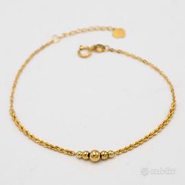 Bracciale in oro giallo 18 kt E.150