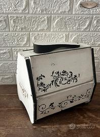 Scatola lustrascarpe Shabby Chic