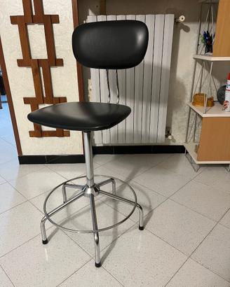 SEDIA GIREVOLE IN PELLE