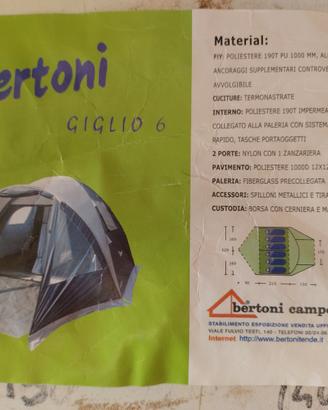 Tenda da campeggio 6 posti