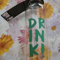 Borraccia plastica dura 500 ml drink! verde