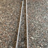 Astine per tenda bianche estensibile 45-65 cm