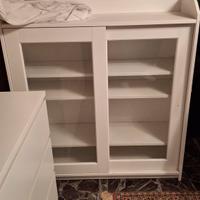 vetrina ikea bianca opaca - come nuova 