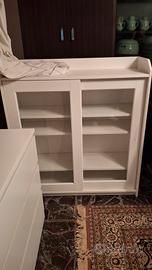 vetrina ikea bianca opaca - come nuova 