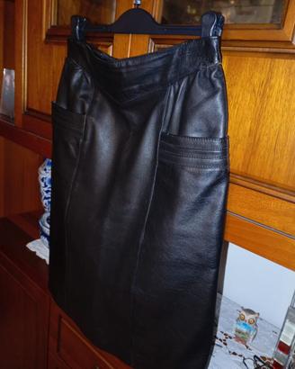 Gonna in pelle donna
