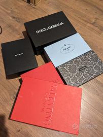 Scatole firmate autentica Bottega Veneta,YSL,Prada