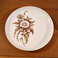 Piatto porcellana Kaiser West Germany Silberdistel