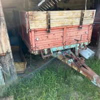 Rimorchio 40 ql omologato targato ribaltabile