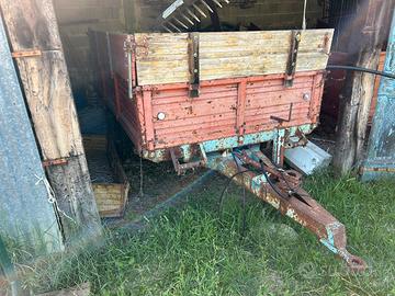 Rimorchio 40 ql omologato targato ribaltabile