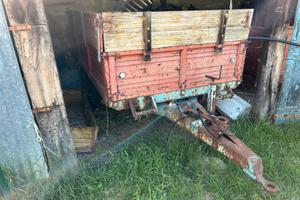 Rimorchio 40 ql omologato targato ribaltabile