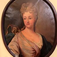 Grande quadro olio su tela del 1800