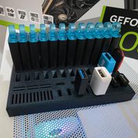 porta pen drive USB realizzato in 3d , USB C, Micr