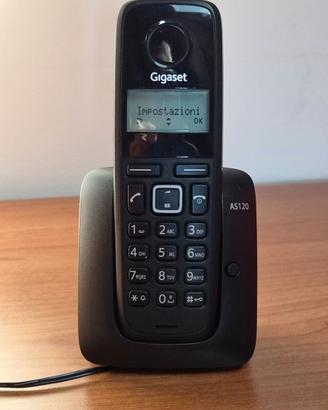 Cordless Gigaset AS18H; manuale facilmente reperib