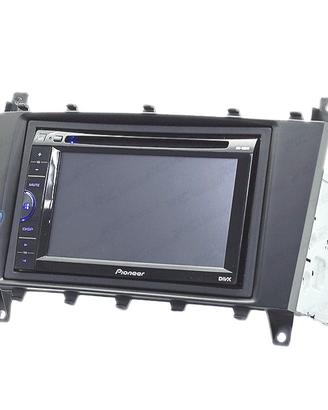 CORNICE NERA AUTORADIO 2-DIN MERCEDES CLASSE-C W20