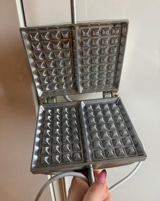 Piastra professionale per waffle