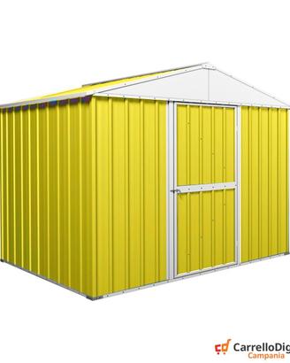 Box baracca lamiera Acciaio 275x175cm giallo