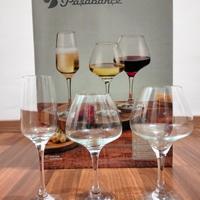 set calici di vino pasabahce nuovi