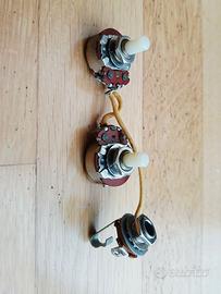 Cablaggio Fender Precision 1966 con Pots e Knobs