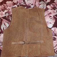 Gilet scamosciato marrone 