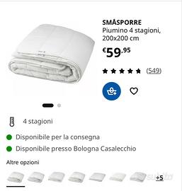 Piumini ikea nuovi