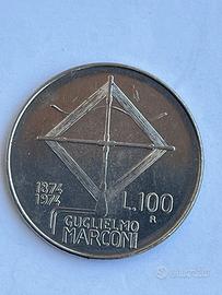 100 Lire Guglielmo Marconi