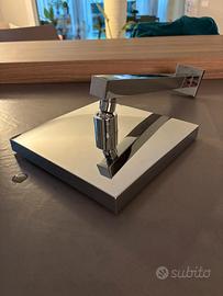 Soffione in acciaio quadrato