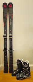 Sci Völkl Peregrine X + Scarponi Rossignol