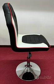 Sedia sgabello per dealer, altezza regolabile