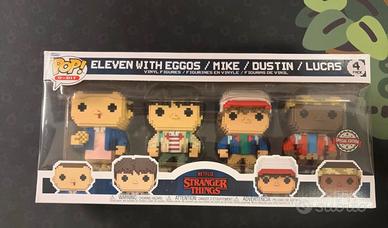 Eleven & eggos Mike Dustin Lucas 4 pack funko pop