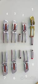 Ganci per scarponi da sci dx e sx