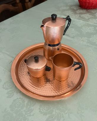 Set da caffè moka espresso vintage