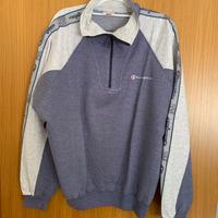 Felpa zip corta