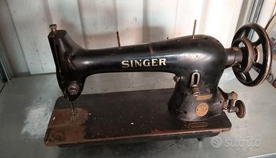 Macchina da cucire Singer antica solo testa