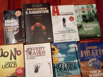 Libri varie tipologie romanzi horror gialli