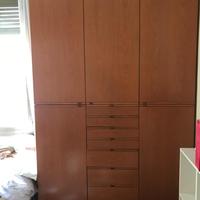 armadio per camera da letto in legno & comodini