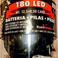 Luci di Natale bianche a batterie