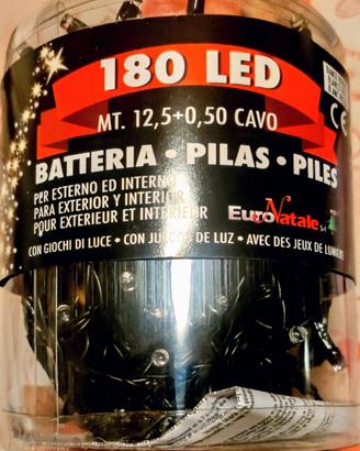 Luci di Natale bianche a batterie