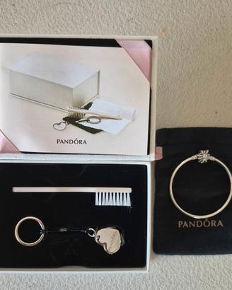 bracciale pandora argento +  kit pulizia