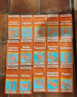 L'Espresso Touring Club Italiano - collana vintage