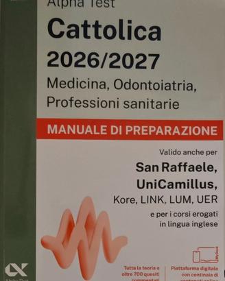 ALPHA TEST CATTOLICA 2026/27