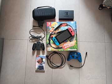 Nintendo switch+2 giochi+pad, prezzo trattabile