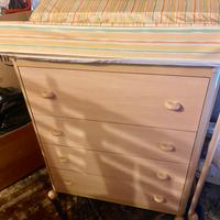 Fasciatoio con 4 cassetti